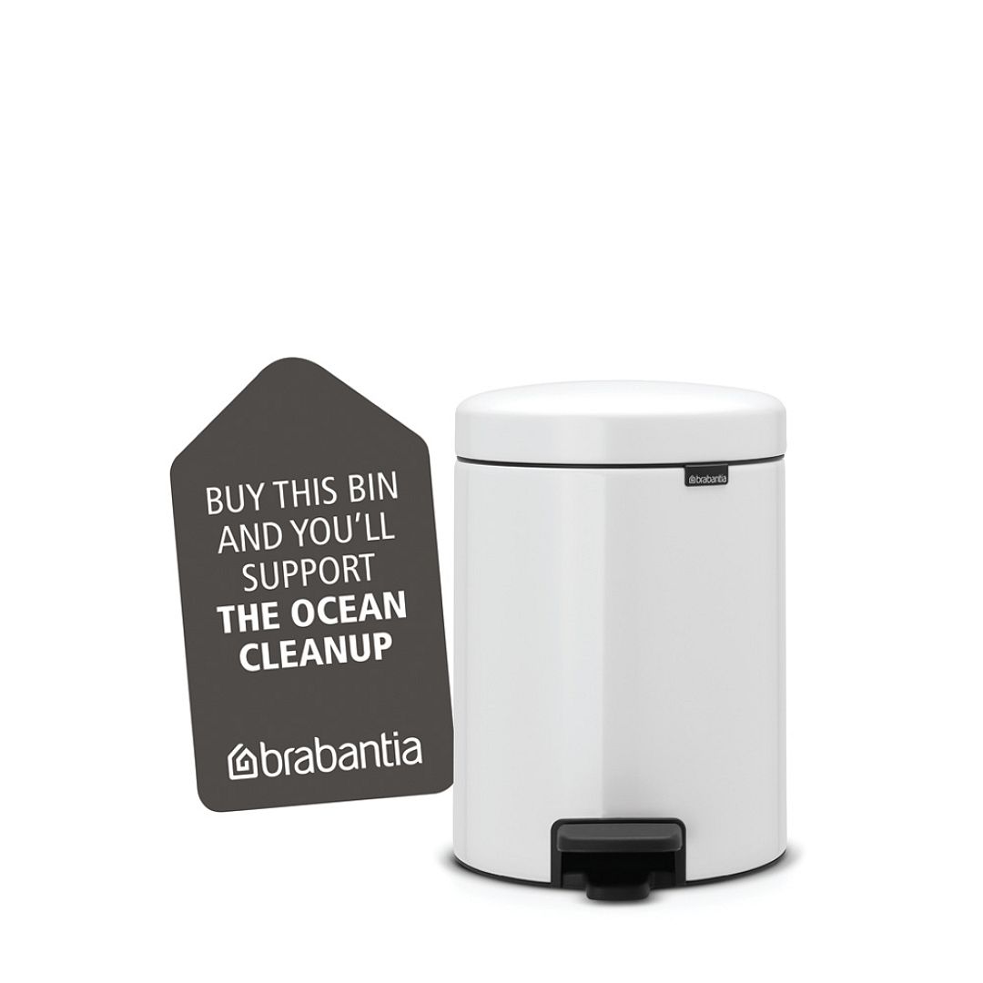 Pedal Bin newIcon, 5L White 8710755112065 Brabantia 1000x1000px 7 NR 9627