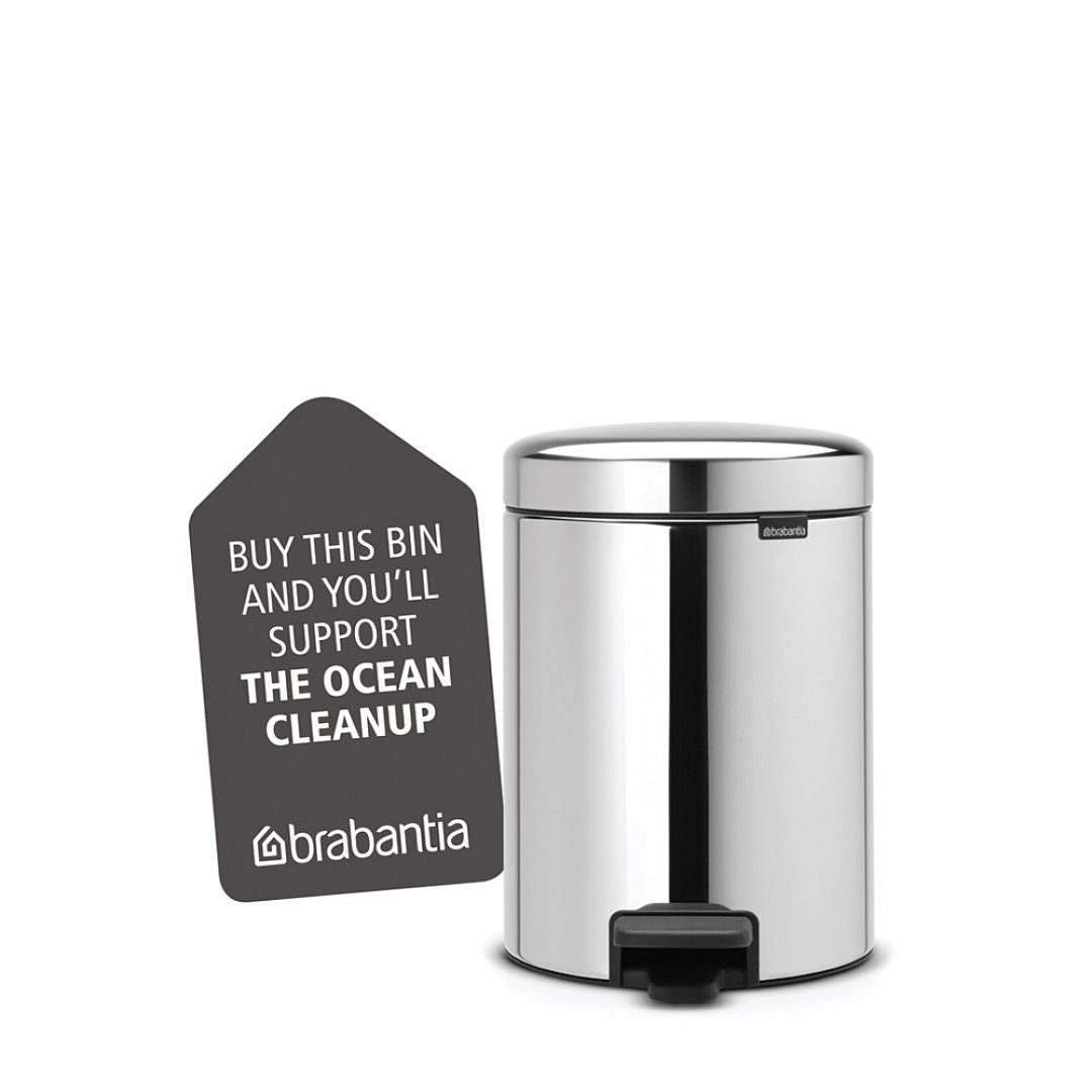 Pedal Bin newIcon, 5L Brilliant Steel 8710755112621 Brabantia 1000x1000px 7 NR 9689