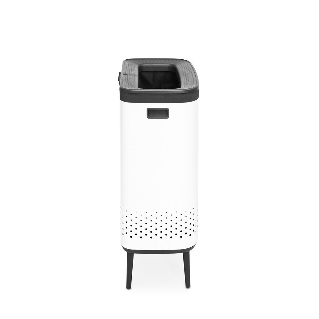 Bo Laundry Bin Hi, 2 x 45L, Plastic Lid White 8710755200540 Brabantia 96dpi 1000x1000px 7 NR 22108