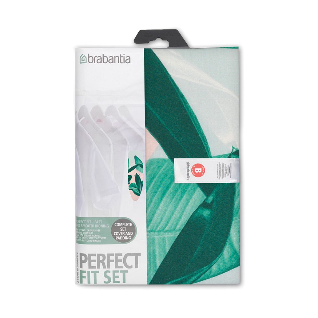Ironing Board Cover B, Complete Set Tropical Leaves 8710755118869 Brabantia 1000x1000px 7 NR 12776