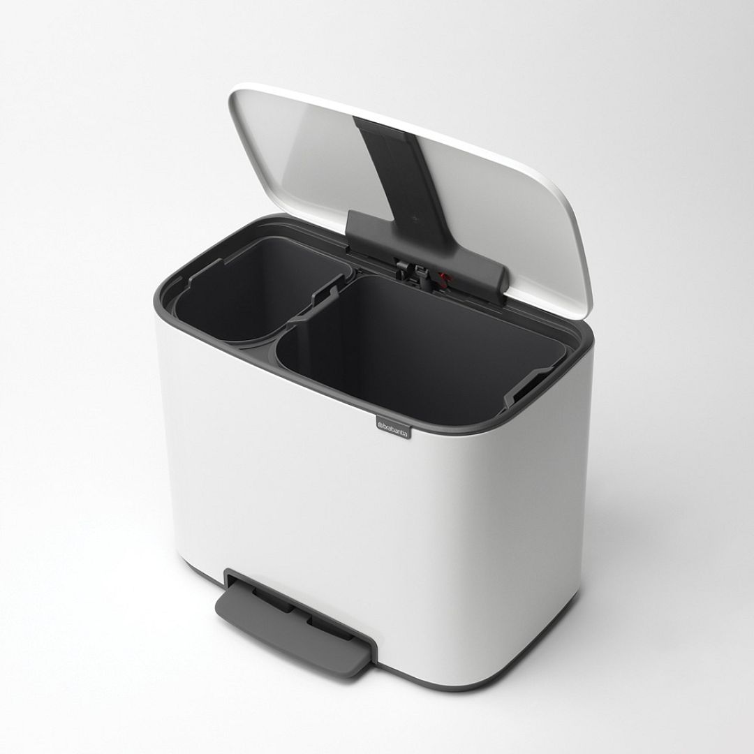 Bo Pedal Bin, 11 + 23L White 8710755121142 Brabantia 1000x1000px 7 NR 13068 kopie