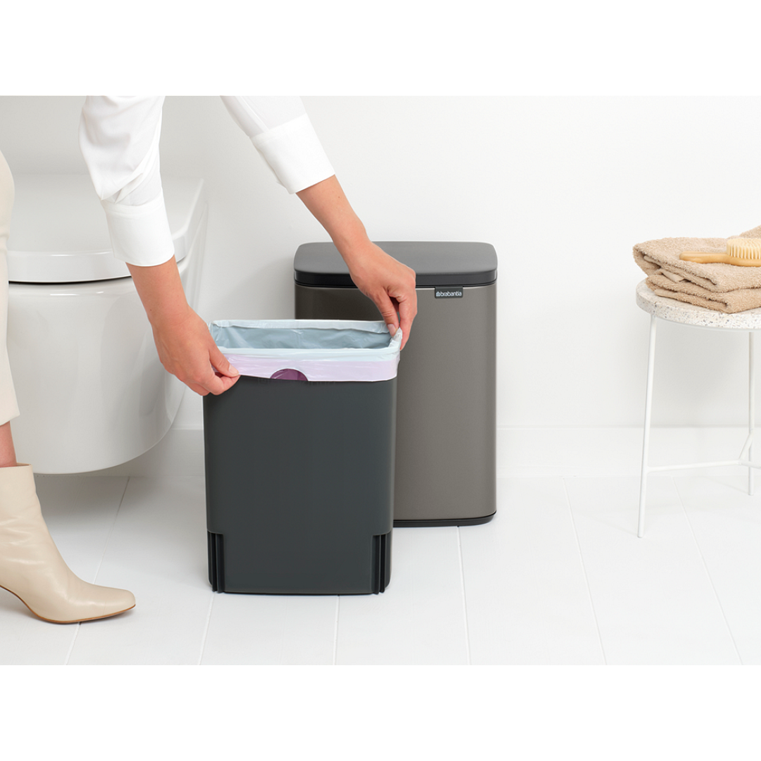 Bo Waste Bin, 12L Platinum 8710755230387 Brabantia 96dpi 1000x1000px 7 NR 30496