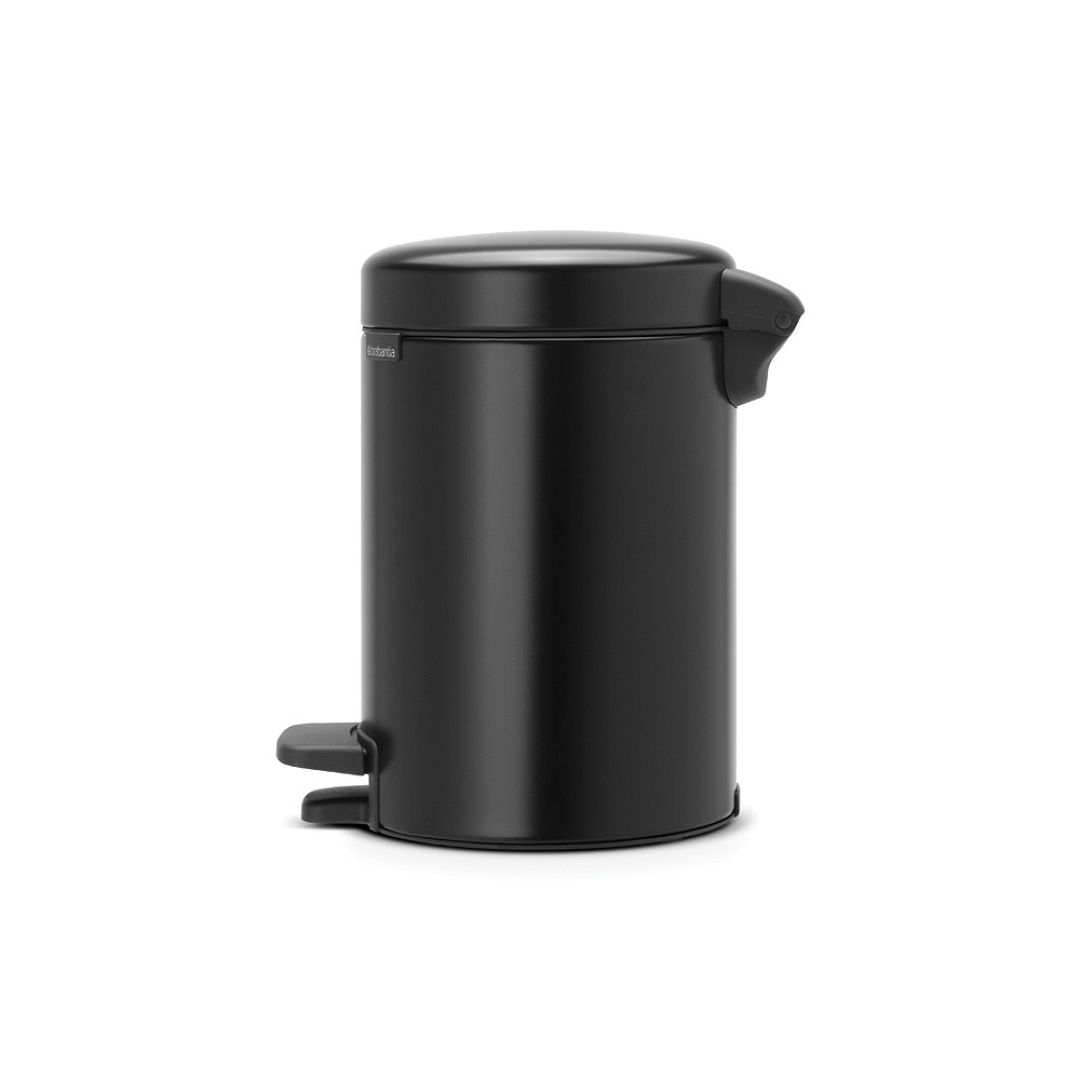 Pedal Bin newIcon, 3L Matt Black 8710755113321 Brabantia 1000x1000px 7 NR 1469