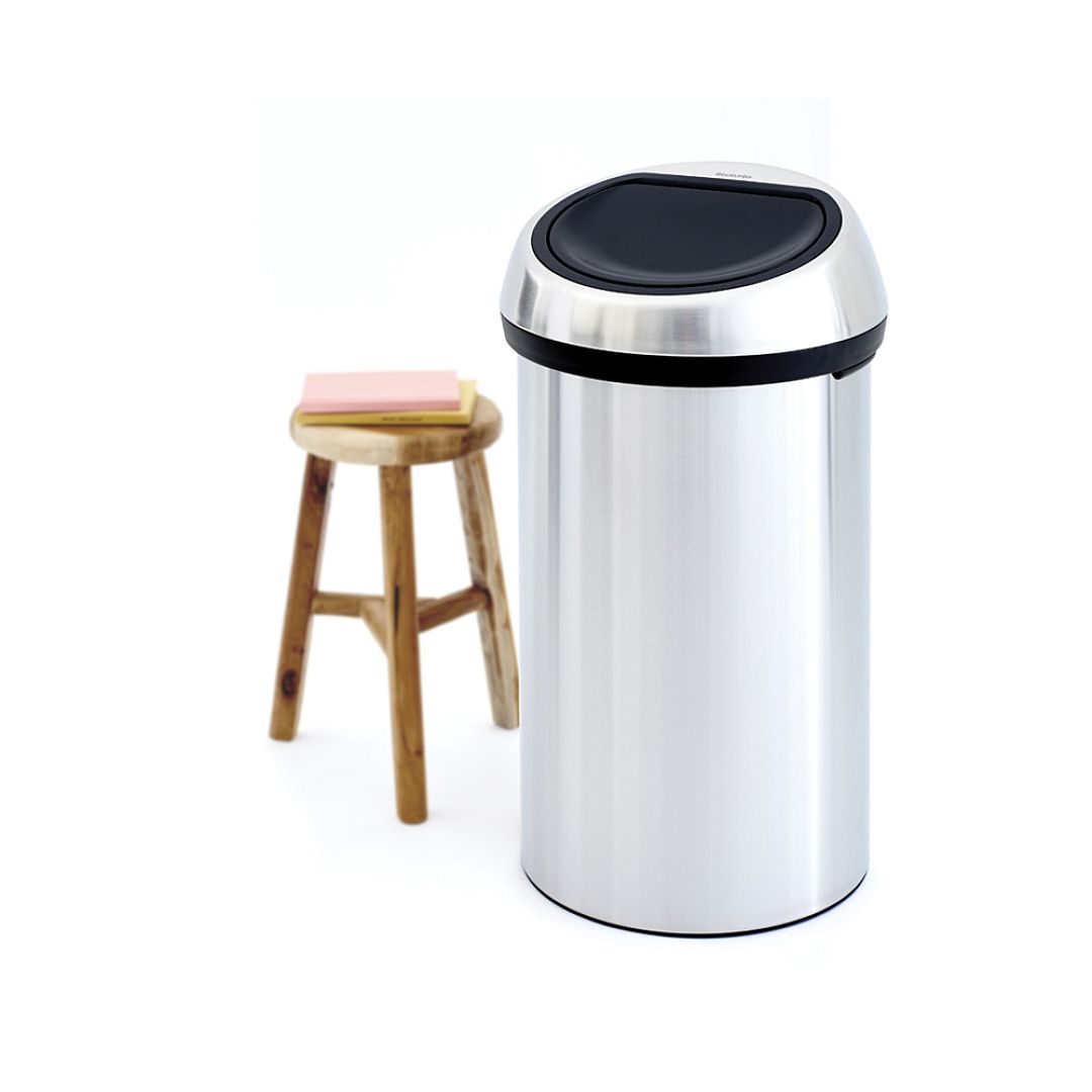 Touch Bin, 60L Matt Steel Fingerprint Proof 8710755484506 Brabantia 1000x1000px 7 NR 6336