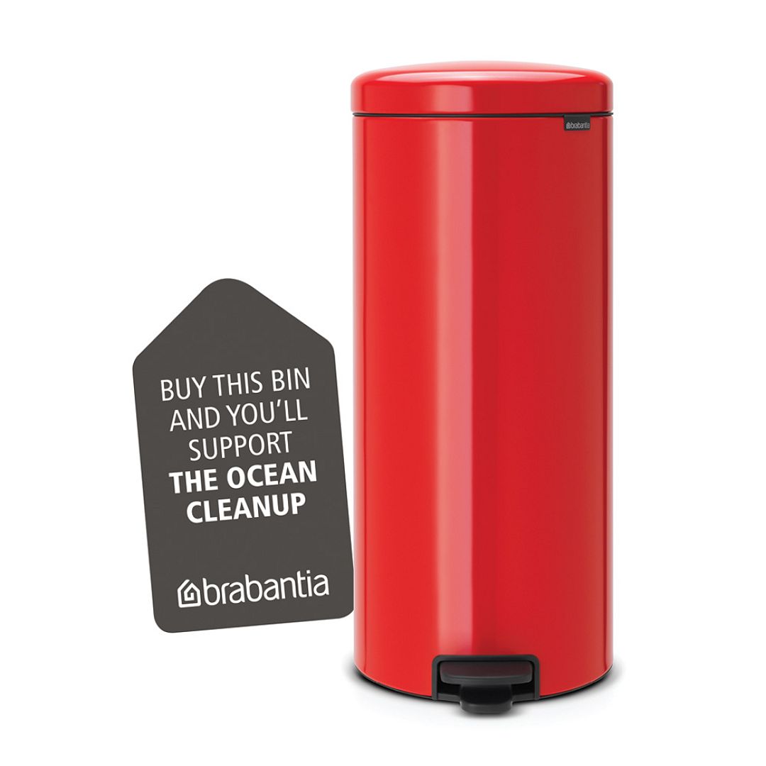 Pedal Bin newIcon, 30L Passion Red 8710755111808 Brabantia 1000x1000px 7 NR 9570