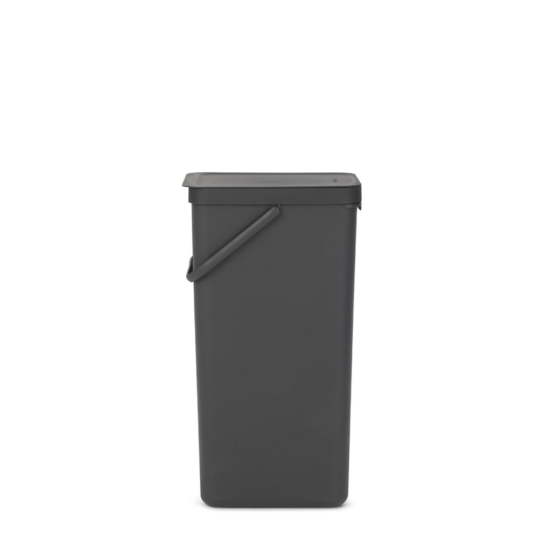 Sort & Go Recycle Bin, 40L Grey 8710755251047 Brabantia 96dpi 1000x1000px 7 NR 23248