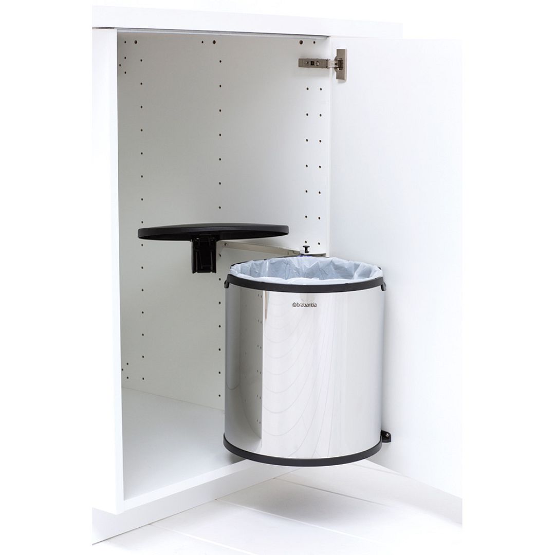 Built in Bin, 15L Brilliant Steel 8710755418181 Brabantia 1000x1000px 7 NR 4748