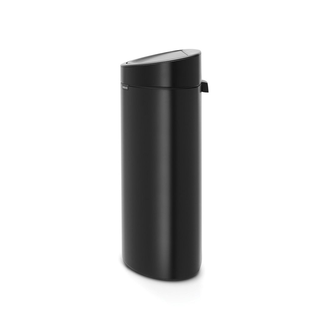 Touch Bin New, 40L Matt Black 8710755114946 Brabantia 96dpi 1000x1000px 7 NR 13344