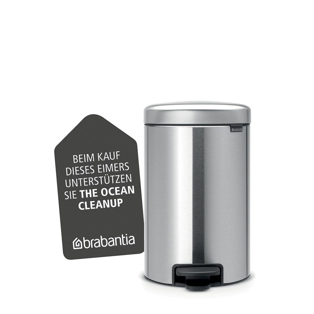 Pedal Bin newIcon, 12L Matt Steel Fingerprint Proof 8710755112041 Brabantia 1000x1000px 7 NR 9613