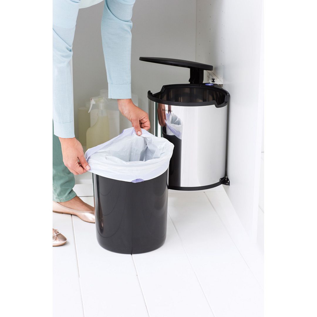 Built in Bin, 15L Brilliant Steel 8710755418181 Brabantia 1000x1000px 7 NR 4751