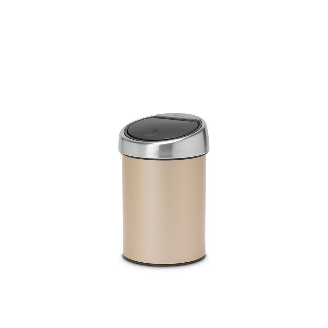 Touch Bin, 3L Champagne 8710755304668 Brabantia 96dpi 1000x1000px 7 NR 21066