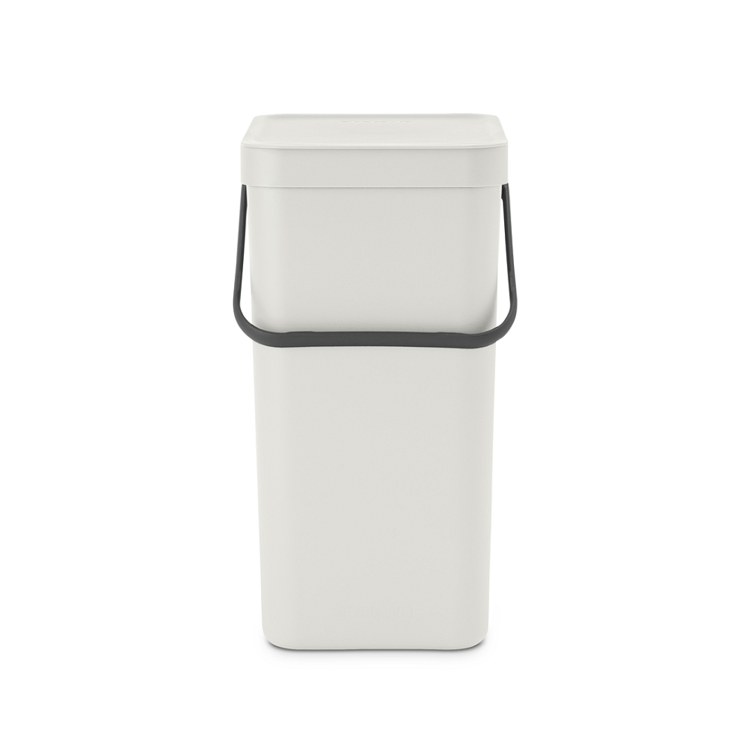 Sort & Go Waste Bin, 16L Light Grey 8710755213465 Brabantia 96dpi 1000x1000px 7 NR 25813