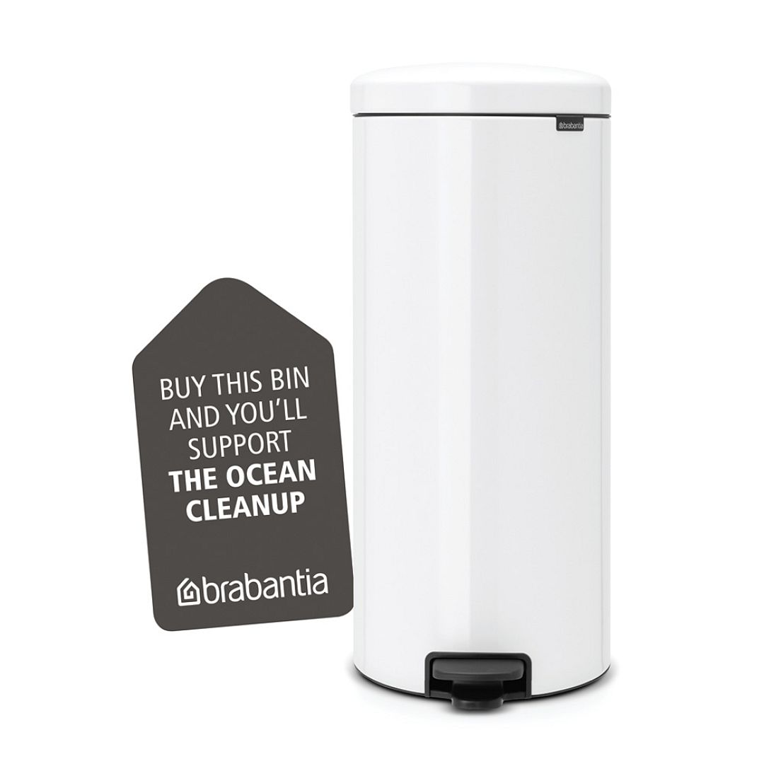 Pedal Bin newIcon, 30L White 8710755114748 Brabantia 1000x1000px 7 NR 10029