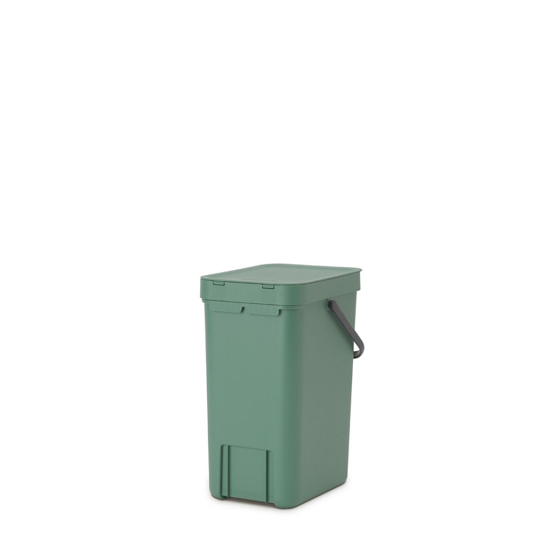 Sort & Go Waste Bin, 12L Fir Green 8710755129803 Brabantia 96dpi 1000x1000px 7 NR 21341