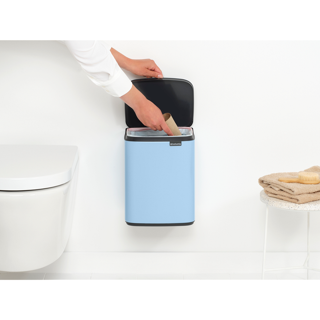 Bo Waste Bin, 7L Dreamy Blue 8710755223549 Brabantia 96dpi 1000x1000px 7 NR 30367