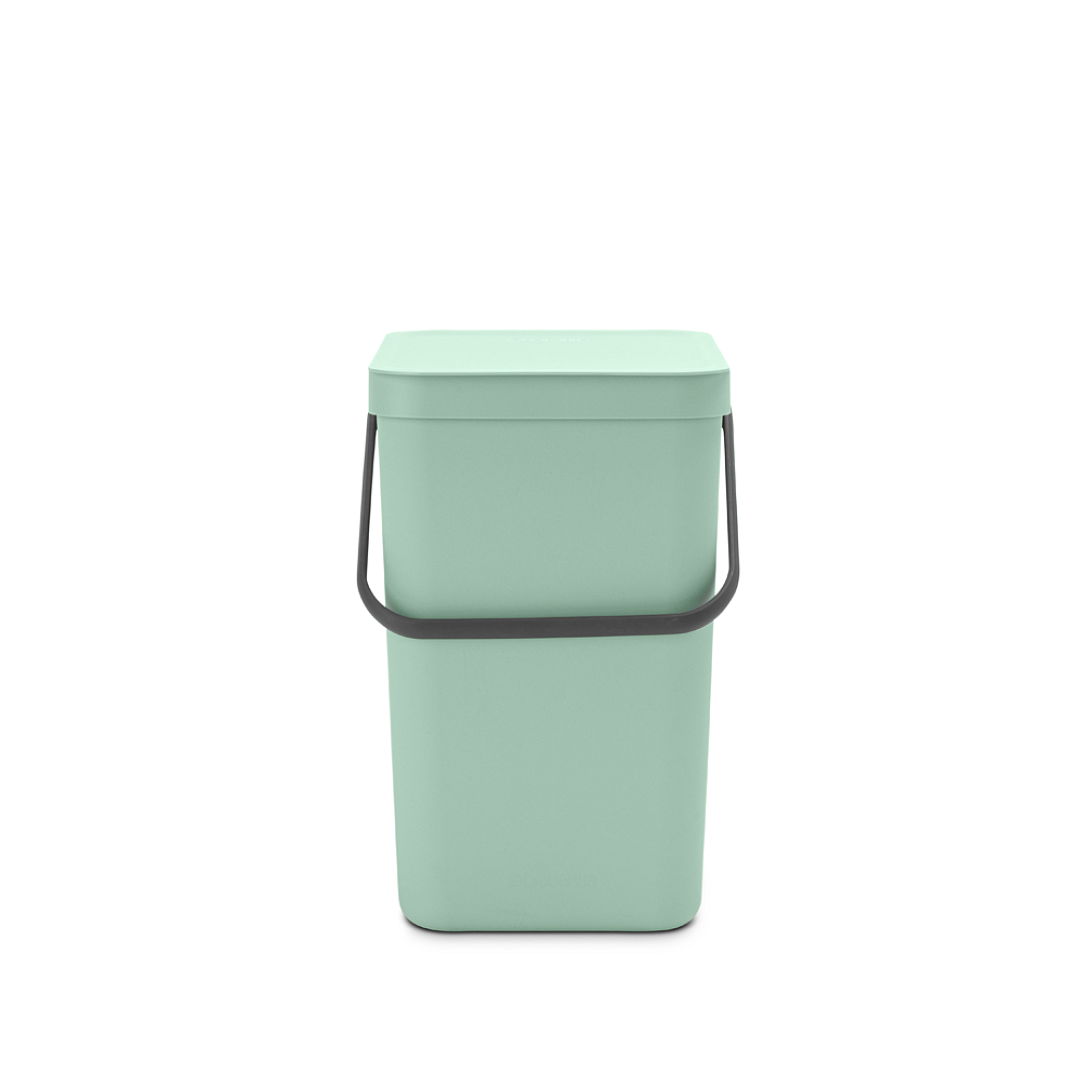 Sort & Go Waste Bin, 25L Jade Green 8710755212765 Brabantia 96dpi 1000x1000px 7 NR 25734