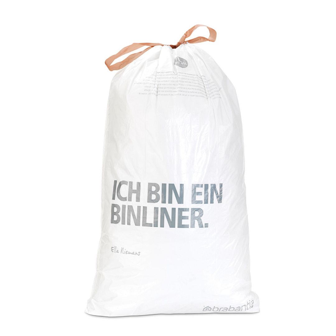 PerfectFit Bags, Code L, 45L, 10 pcs White 8710755371547 Brabantia 1000x1000px 7 NR 7968