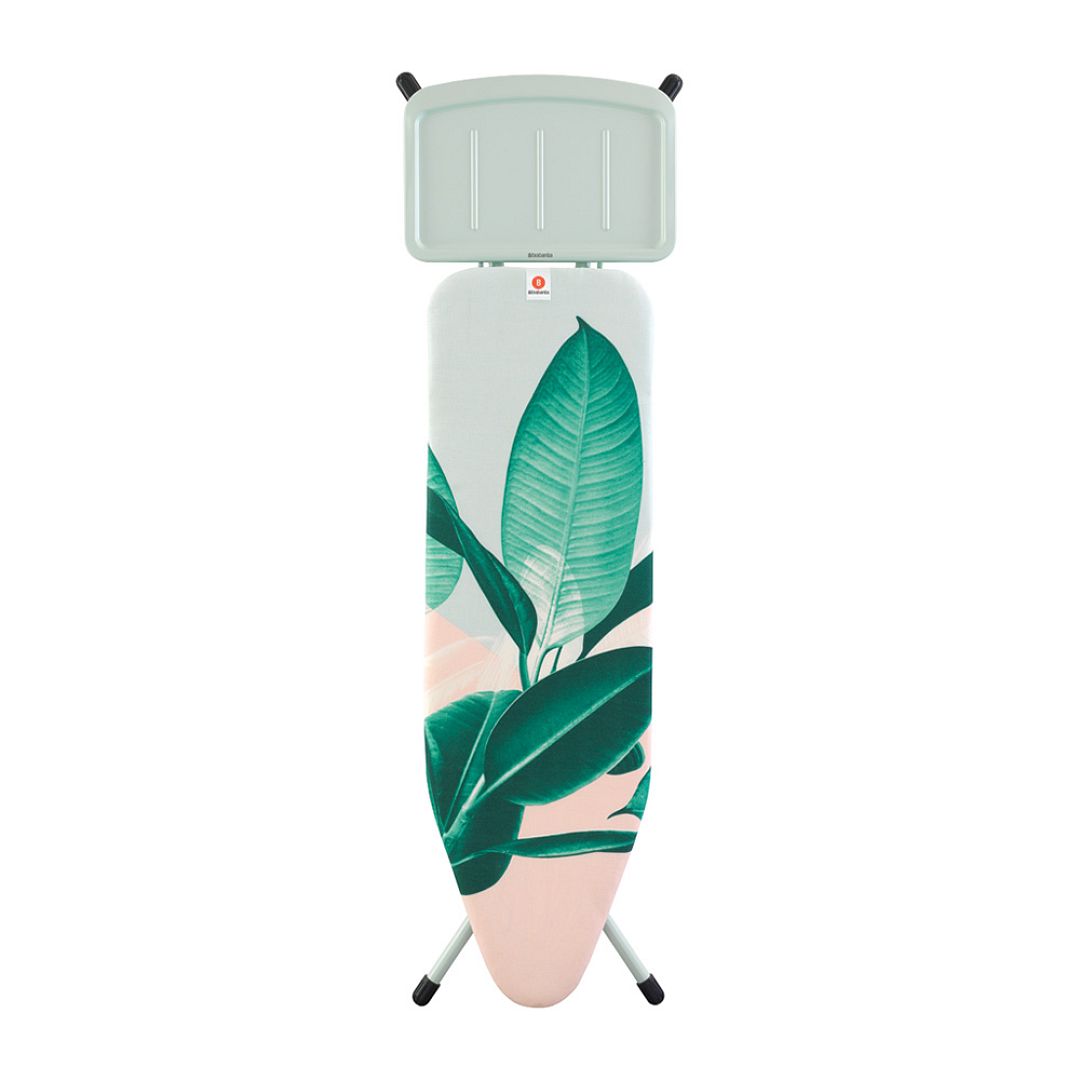 Ironing Board B, 124x38cm, SSUH Tropical Leaves 8710755118388 Brabantia 1000x1000px 7 NR 12379