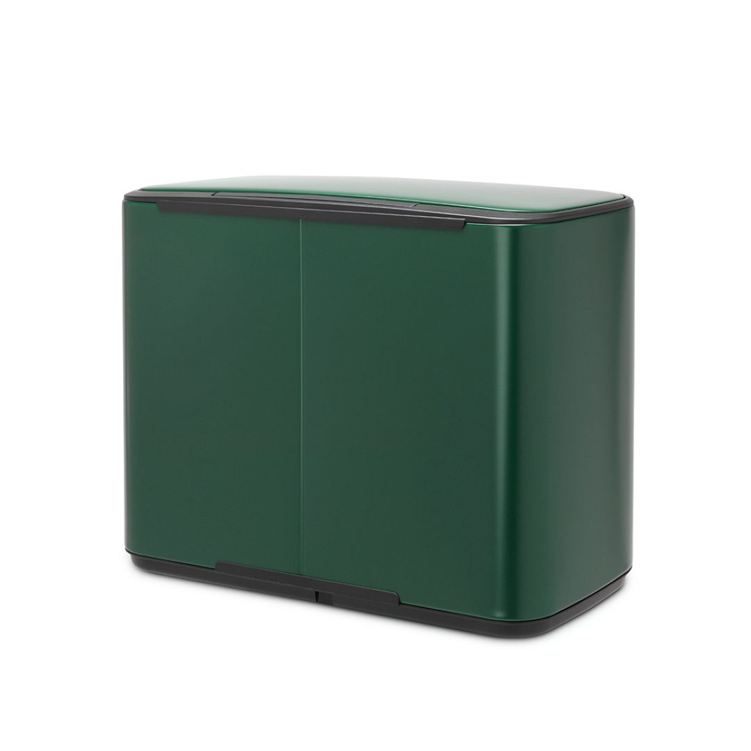 Bo Pedal Bin, 3 x 11L Pine Green 8710755304149 Brabantia 96dpi 1000x1000px 7 NR 20867