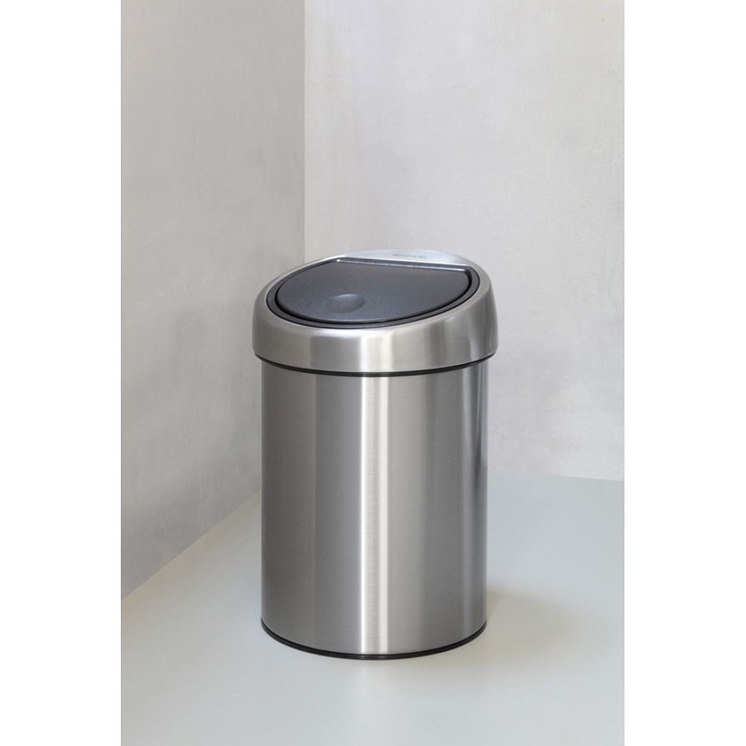 Touch Bin, 3L Matt Steel Fingerprint Proof 8710755378645 Brabantia 1000x1000px 7 NR 3228