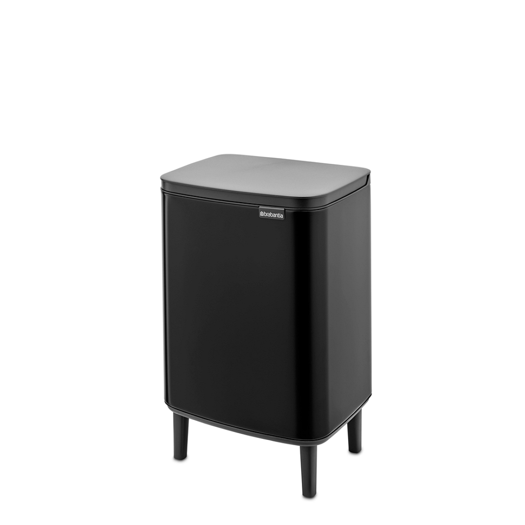 Bo Waste Bin Hi, 12L Matt Black 8710755227226 Brabantia 96dpi 1000x1000px 7 NR 30742