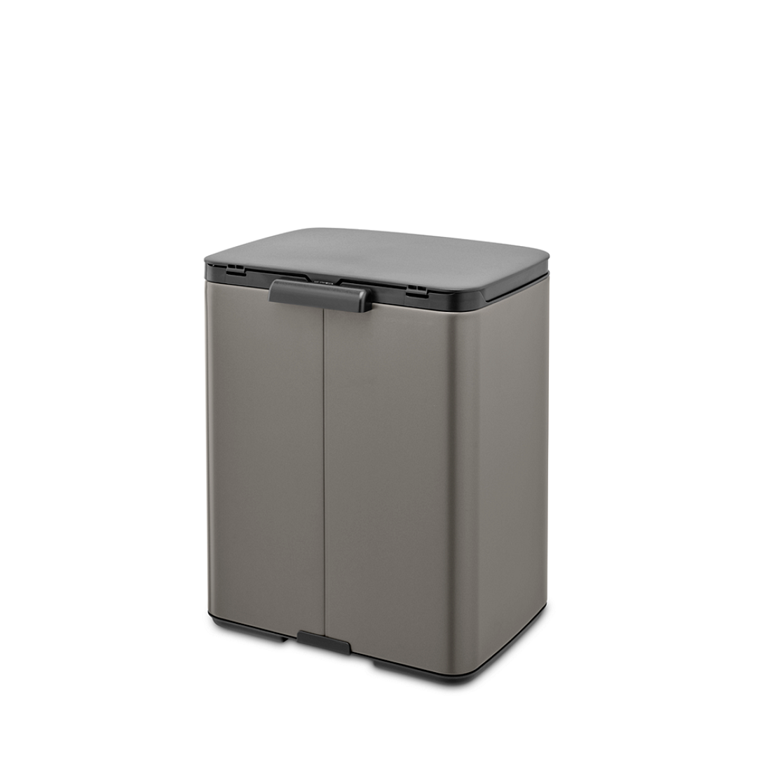 Bo Waste Bin, 12L Platinum 8710755230387 Brabantia 96dpi 1000x1000px 7 NR 30188