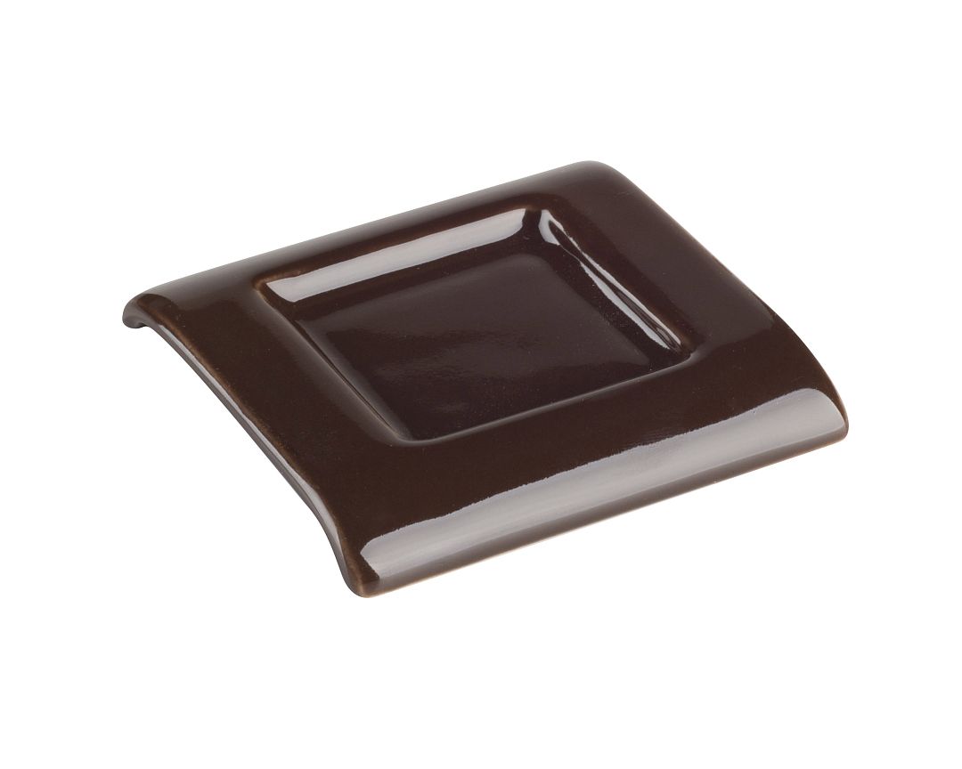 1483 1 podtacek 7 5x7 5x1cm tyrkysova hneda