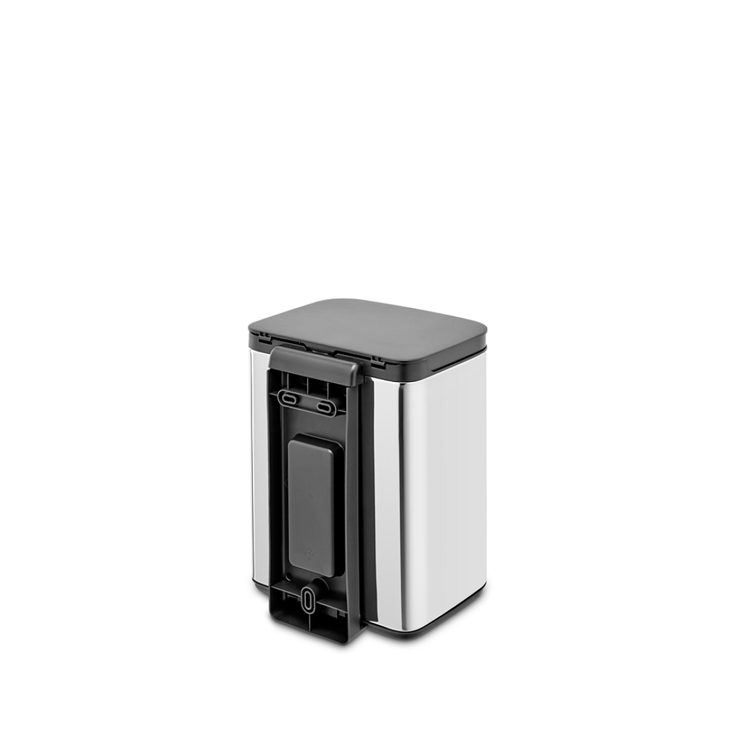 Bo Waste Bin, 4L Brilliant Steel 8710755222788 Brabantia 96dpi 1000x1000px 7 NR 30108