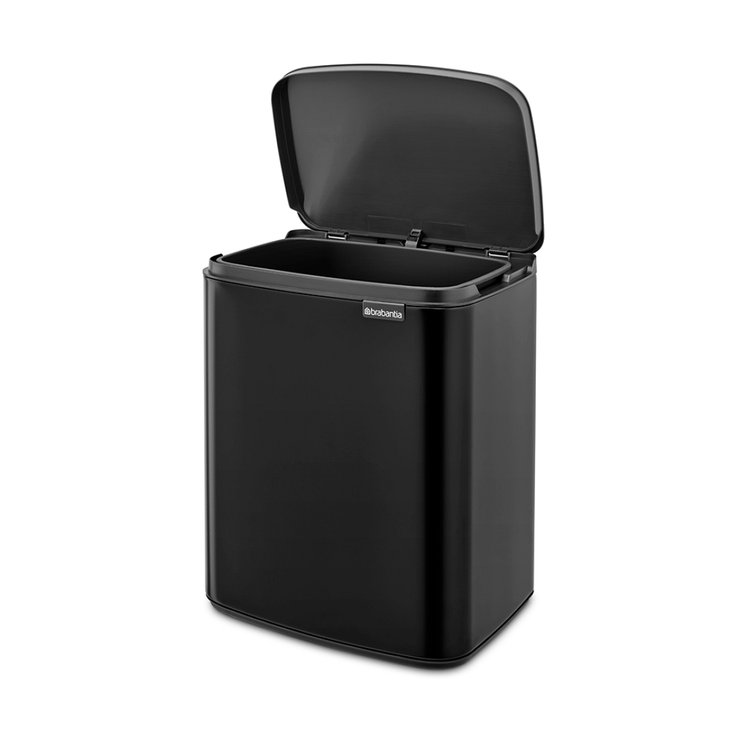 Bo Waste Bin, 12L Matt Black 8710755230363 Brabantia 96dpi 1000x1000px 7 NR 30181