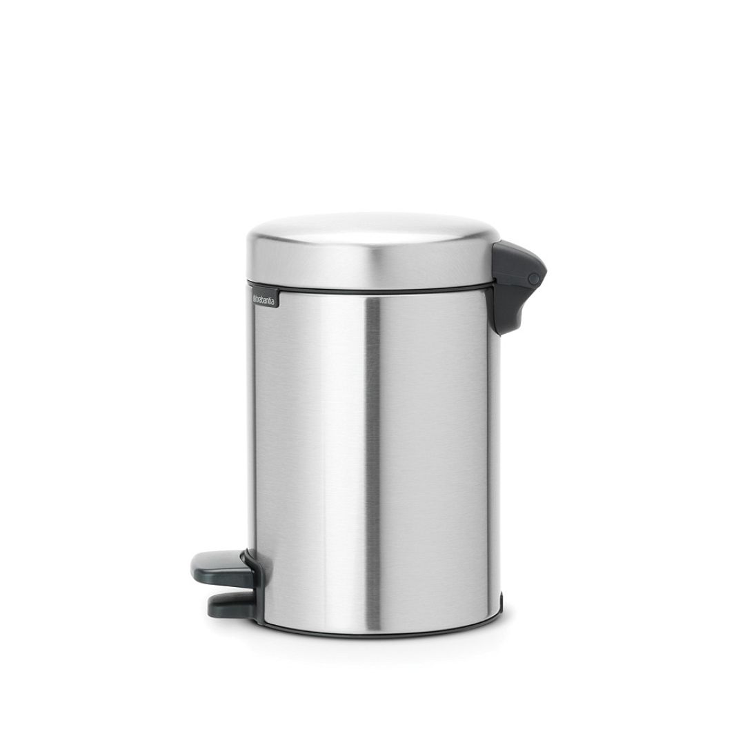 Pedal Bin newIcon, 3L Matt Steel Fingerprint Proof 8710755112164 Brabantia 1000x1000px 7 NR 1398