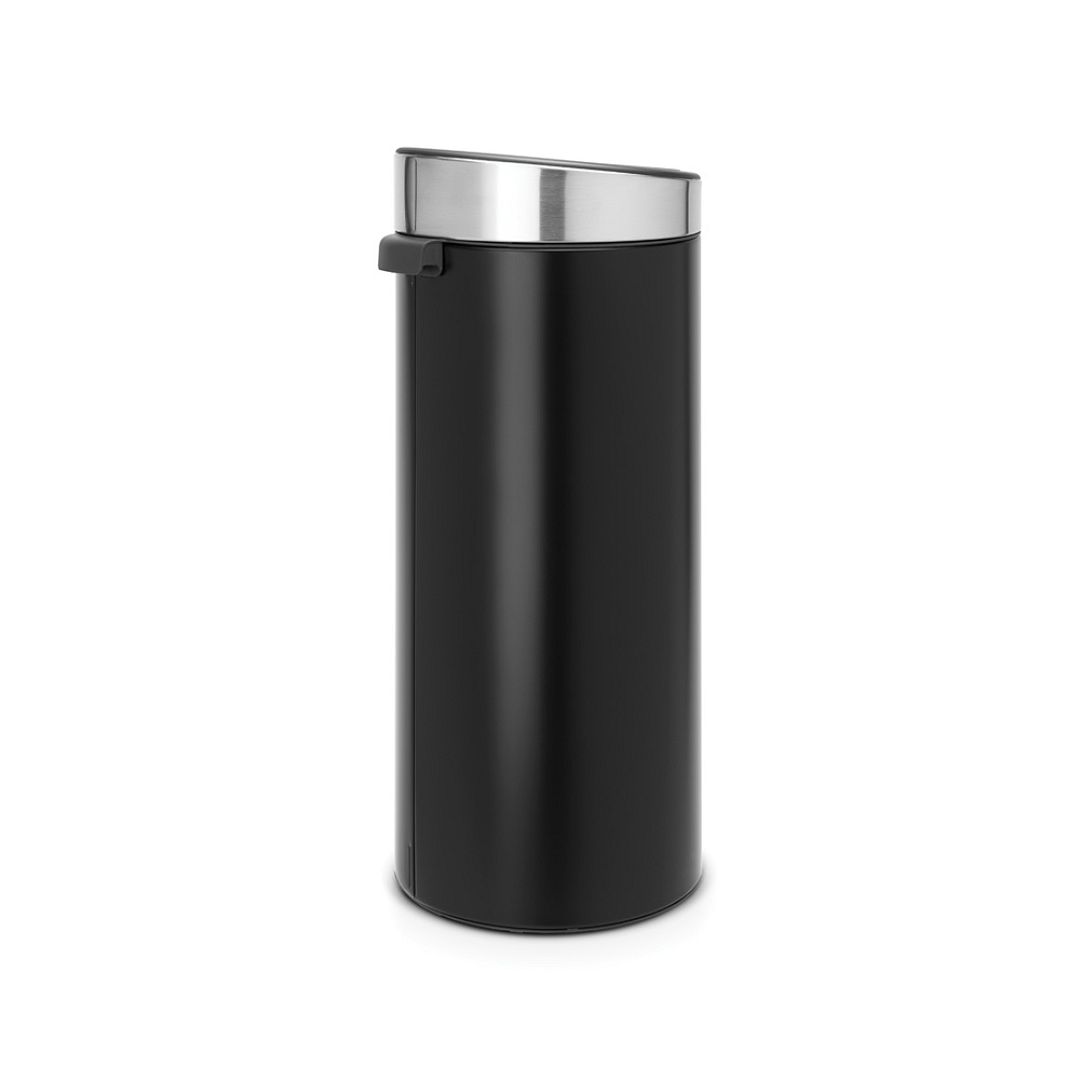 Touch Bin New, 30L Matt Black 8710755115448 Brabantia 96dpi 1000x1000px 7 NR 13409