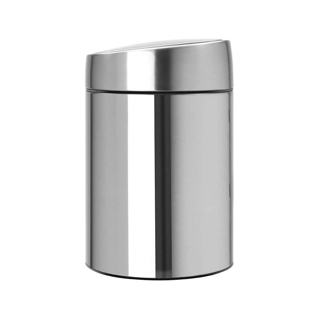 Slide Bin, 5L Matt Steel Fingerprint Proof 8710755477546 Brabantia 1000x1000px 7 NR 5400