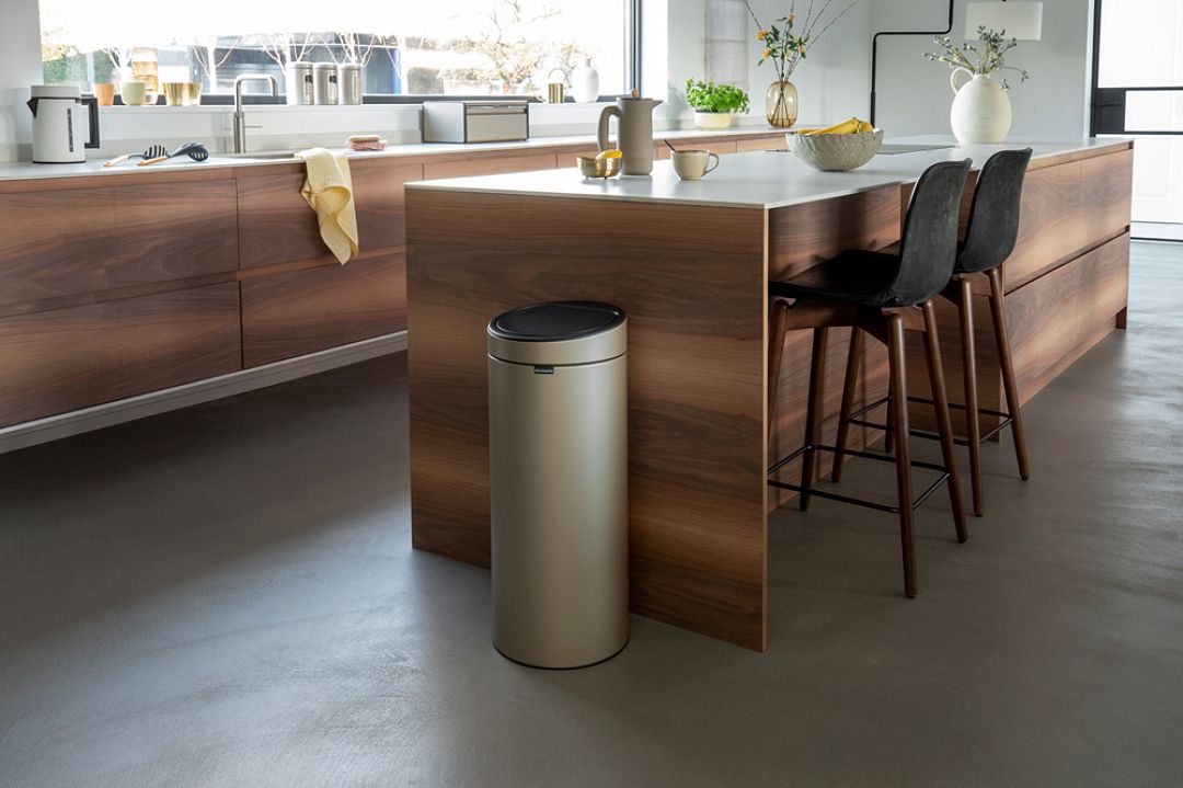 Touch Bin New, 30L Champagne 8710755304507 Brabantia 96dpi 1000x666px 7 NR 20345