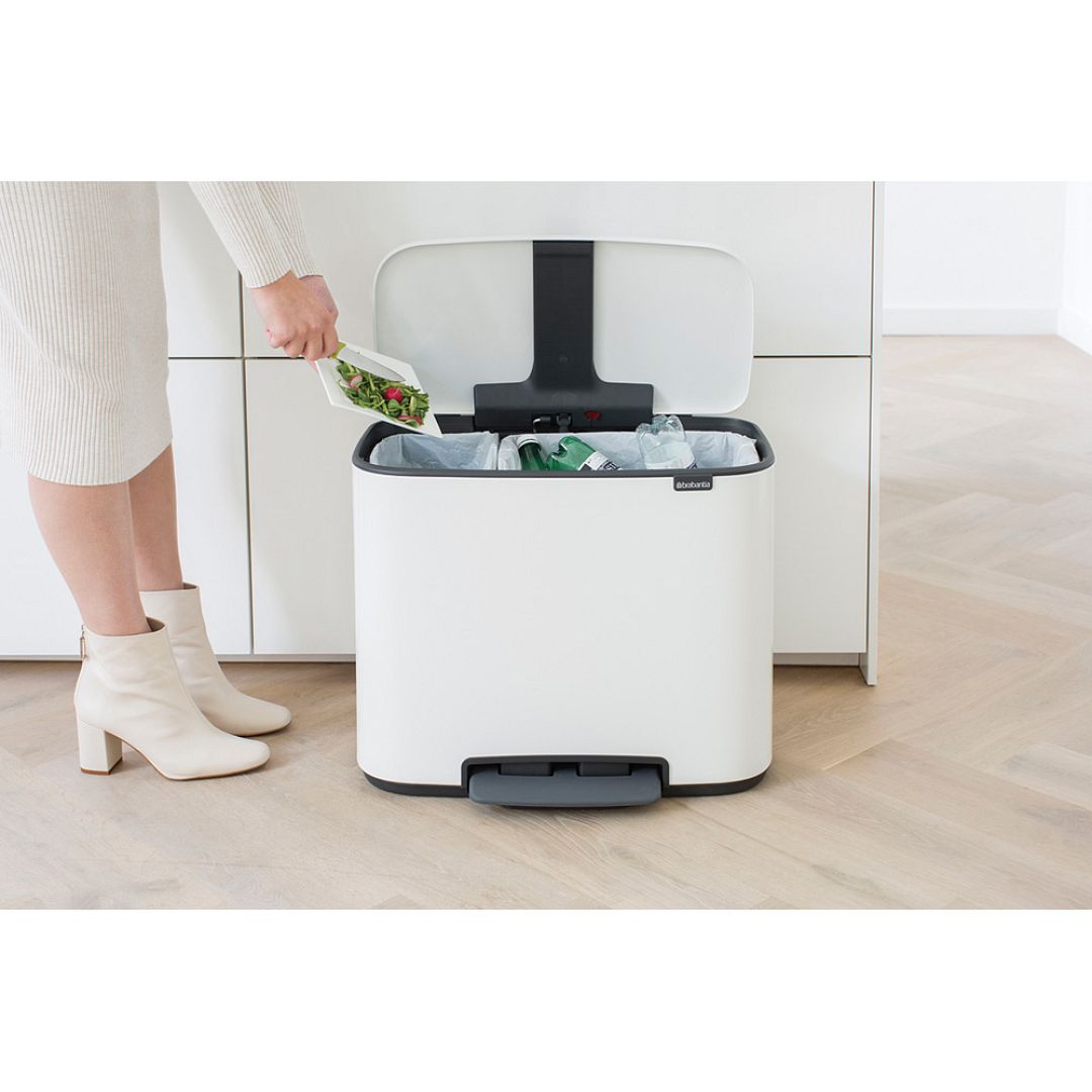 Bo Pedal Bin, 11 + 23L White 8710755121142 Brabantia 1000x1000px 7 NR 13069 kopie