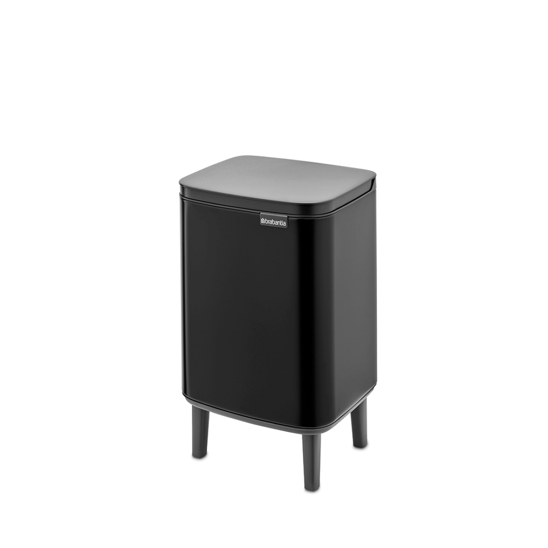 Bo Waste Bin Hi, 7L Matt Black 8710755227141 Brabantia 96dpi 1000x1000px 7 NR 30236