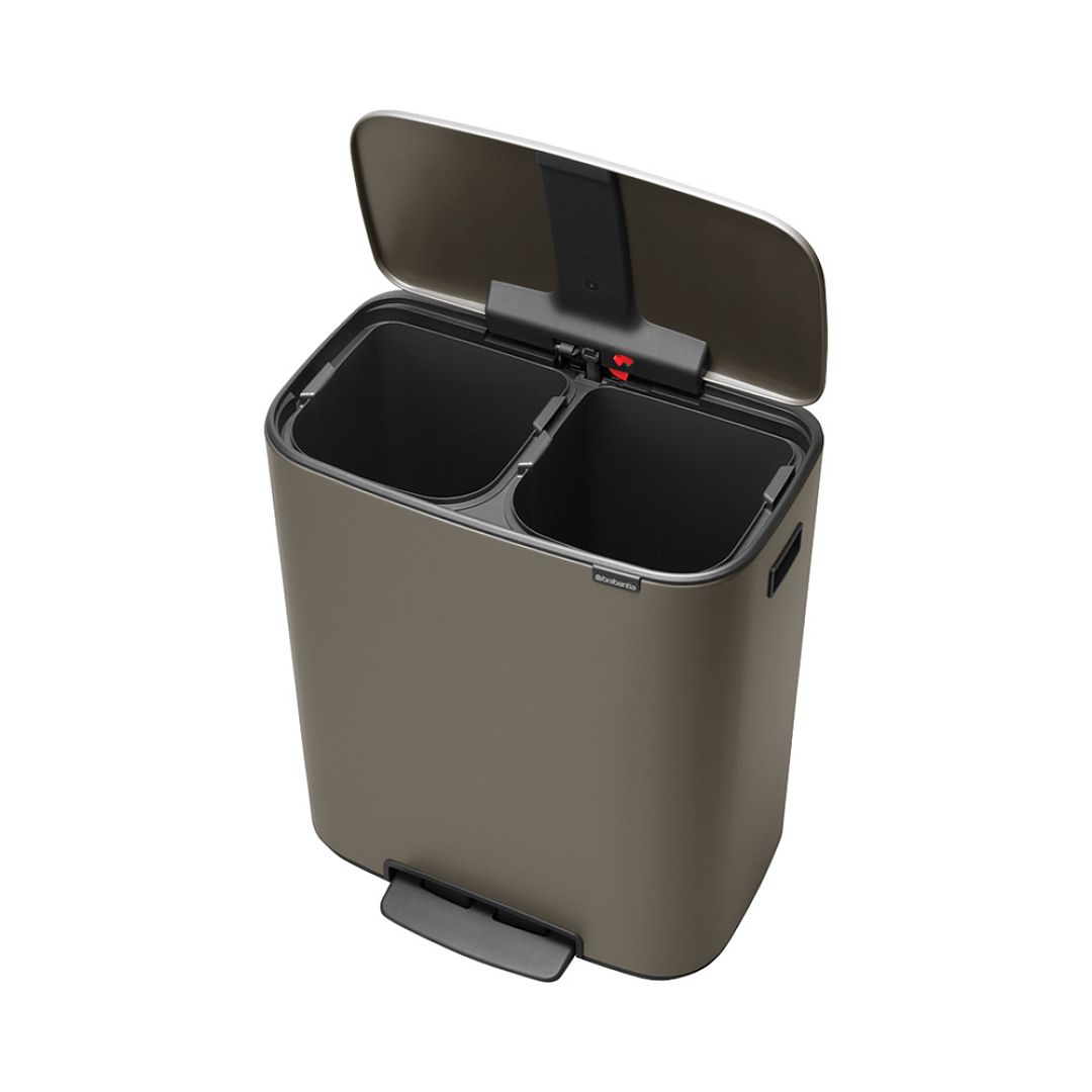 Bo Pedal Bin, 2 x 30L Platinum 8710755211546 Brabantia 96dpi 1000x1000px 7 NR 17028