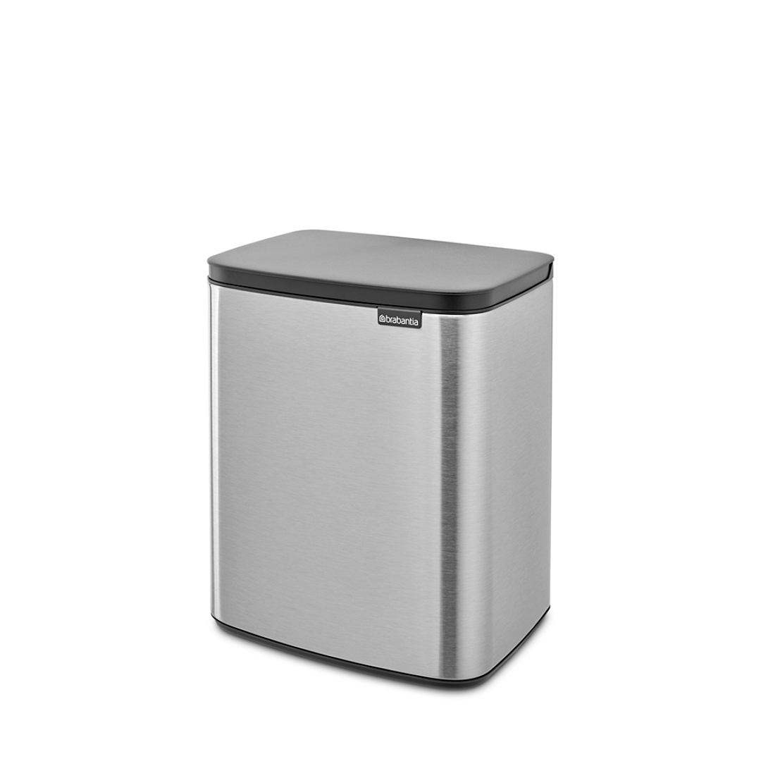 Bo Waste Bin, 12L Matt Steel Fingerprint Proof 8710755230486 Brabantia 96dpi 1000x1000px 7 NR 30198