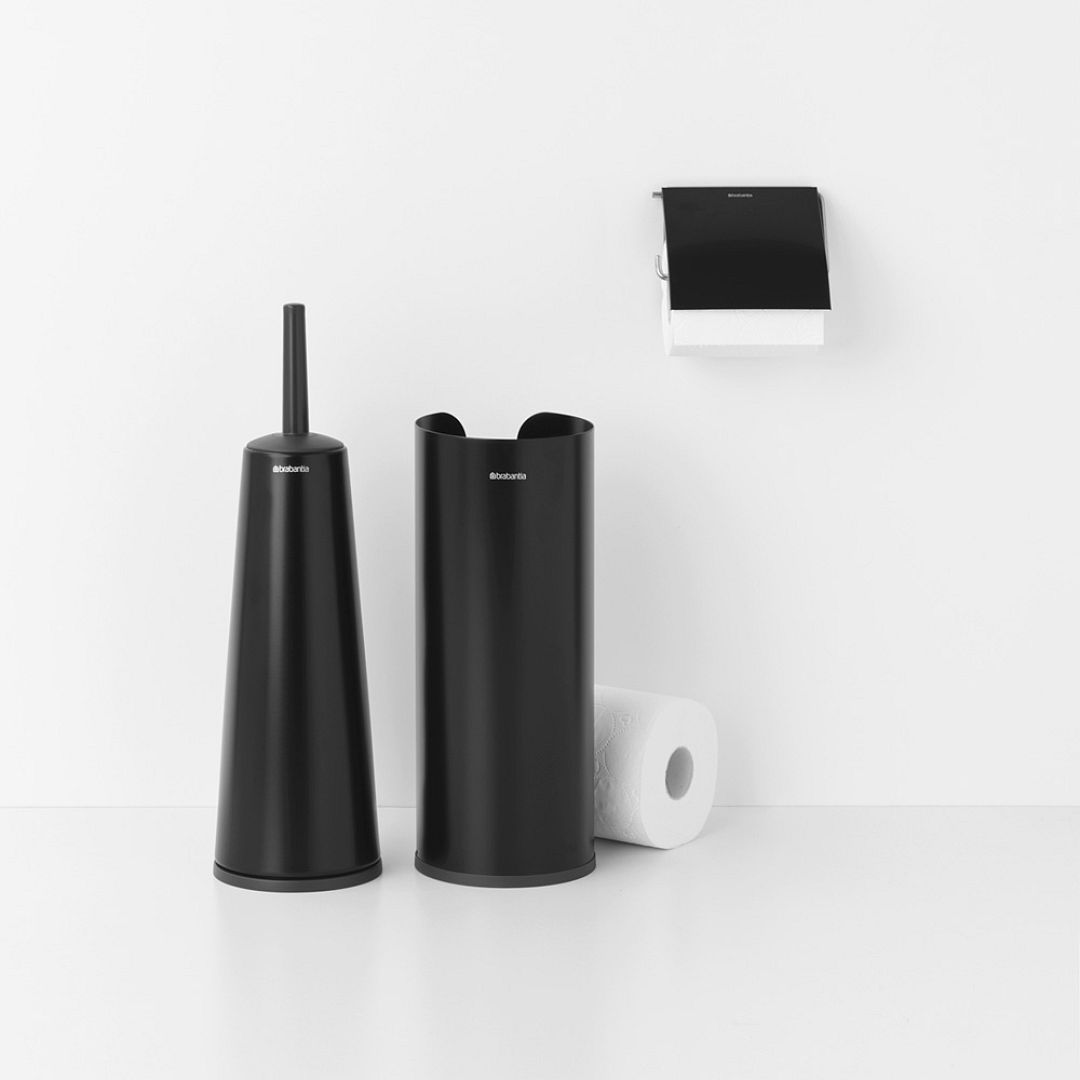 ReNew Toilet Accessory Set of 3 Matt Black 8710755280603 Brabantia 96dpi 1000x1000px 7 NR 20171