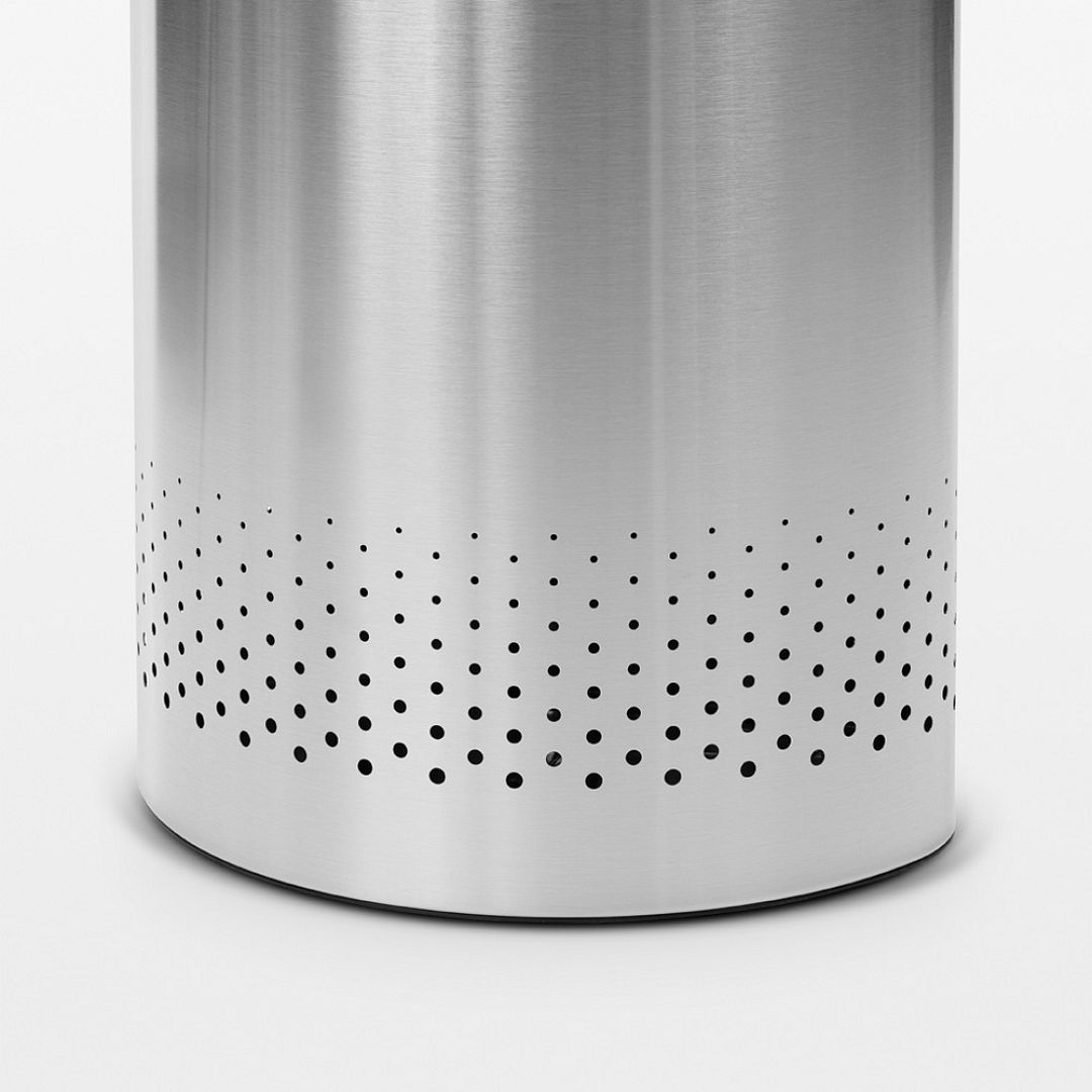 Laundry Bin, 55L, Selector Matt Steel 8710755105029 Brabantia 1000x1000px 7 NR 3454