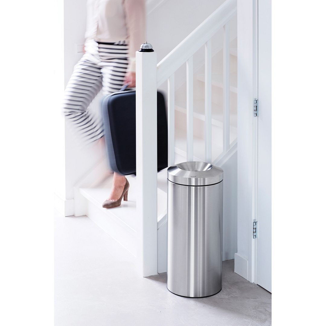 Flame Guard Waste Paper Bin, 30L Matt Steel 8710755378621 Brabantia 1000x1000px 7 NR 3221