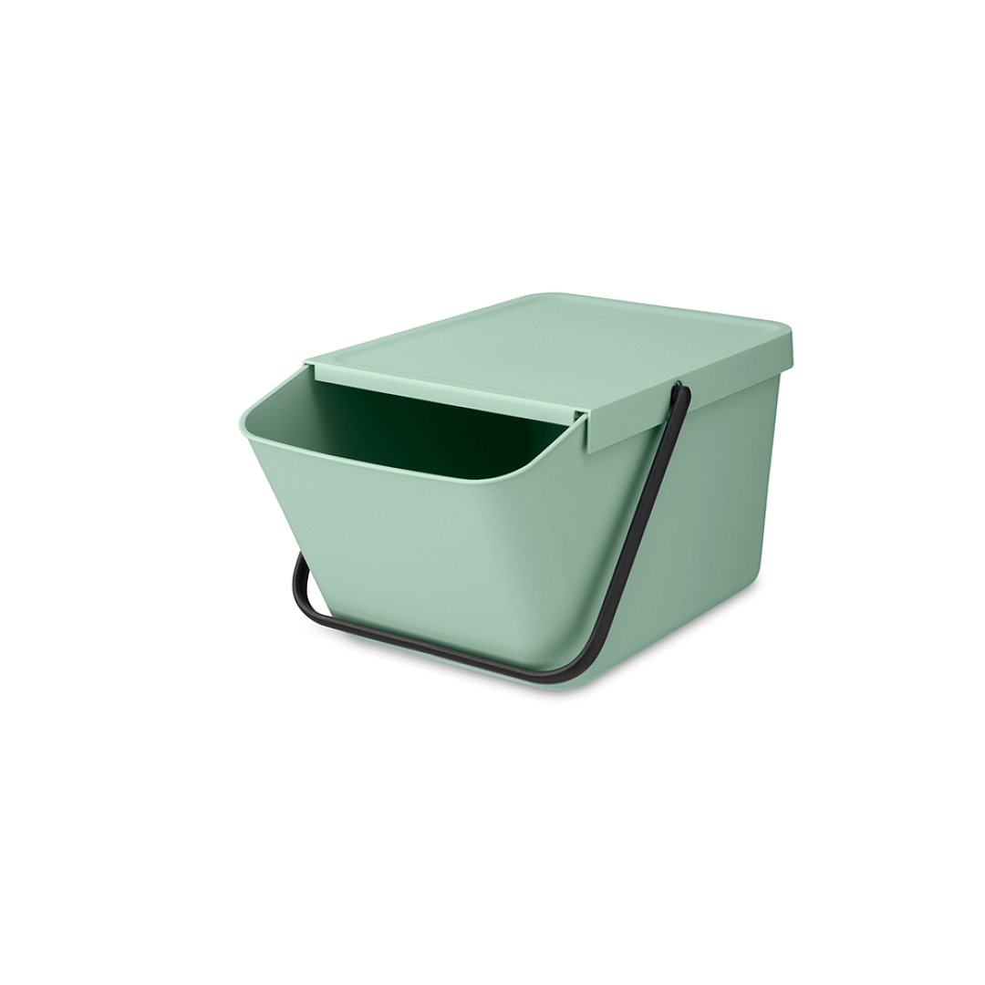 Sort & Go Stackable Bin Jade Green 8710755277764 Brabantia 96dpi 1000x1000px 7 NR 28625