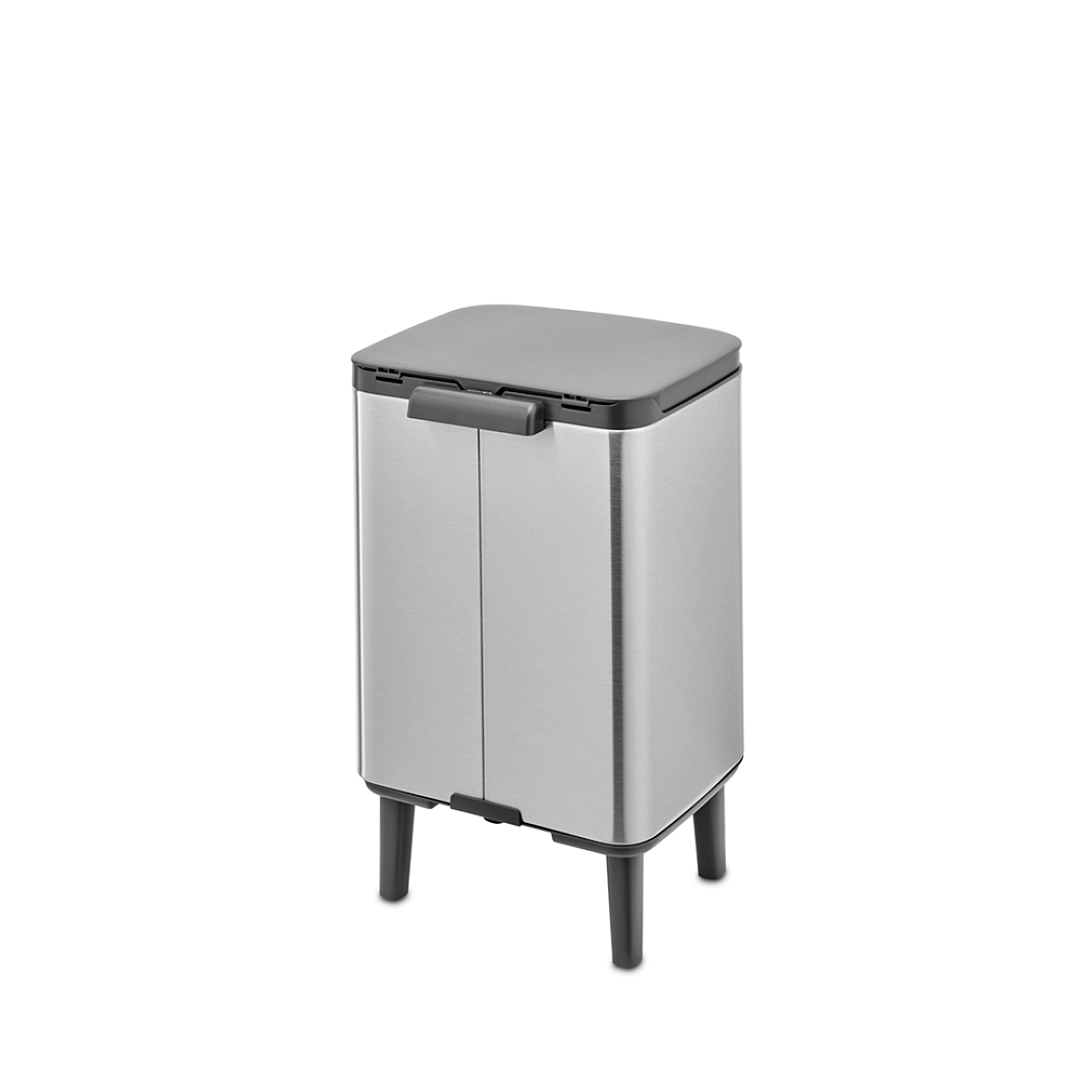 Bo Waste Bin Hi, 7L Matt Steel Fingerprint Proof 8710755227189 Brabantia 96dpi 1000x1000px 7 NR 30248