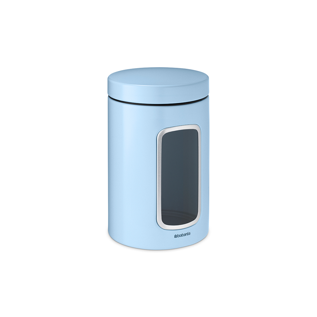 Window Canister, 1.4L Dreamy Blue 8710755216961 Brabantia 96dpi 1000x1000px 7 NR 27468