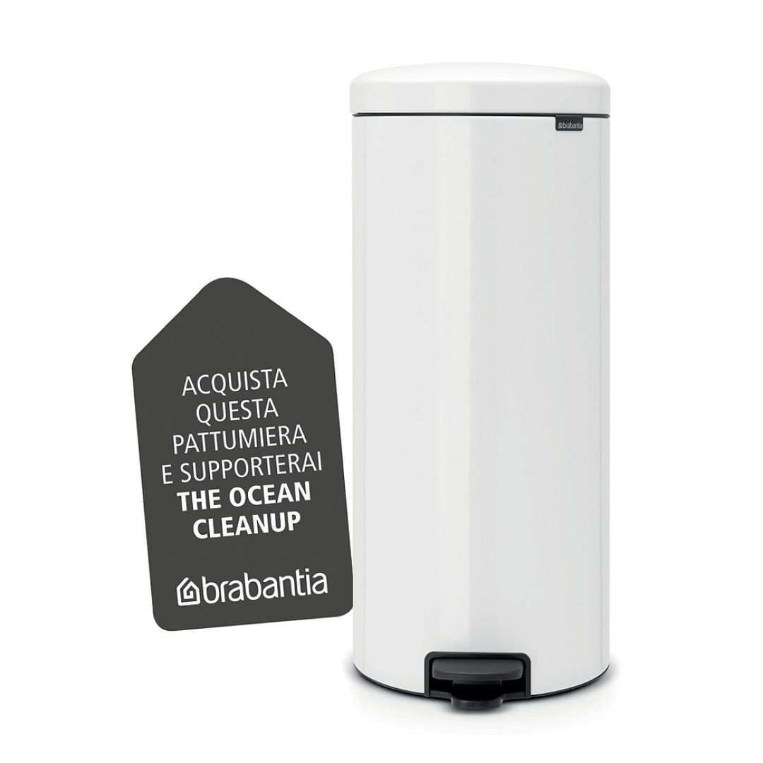 Pedal Bin newIcon, 30L White 8710755114748 Brabantia 1000x1000px 7 NR 10025